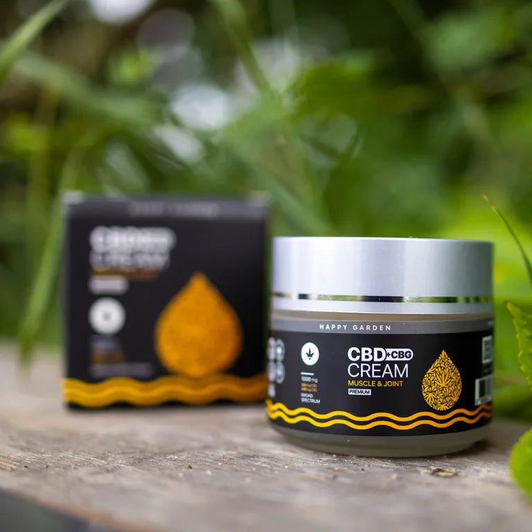 CBG & CBD Cream for Inflammation, Muscle & Joint Pain 1000mg (115ml)